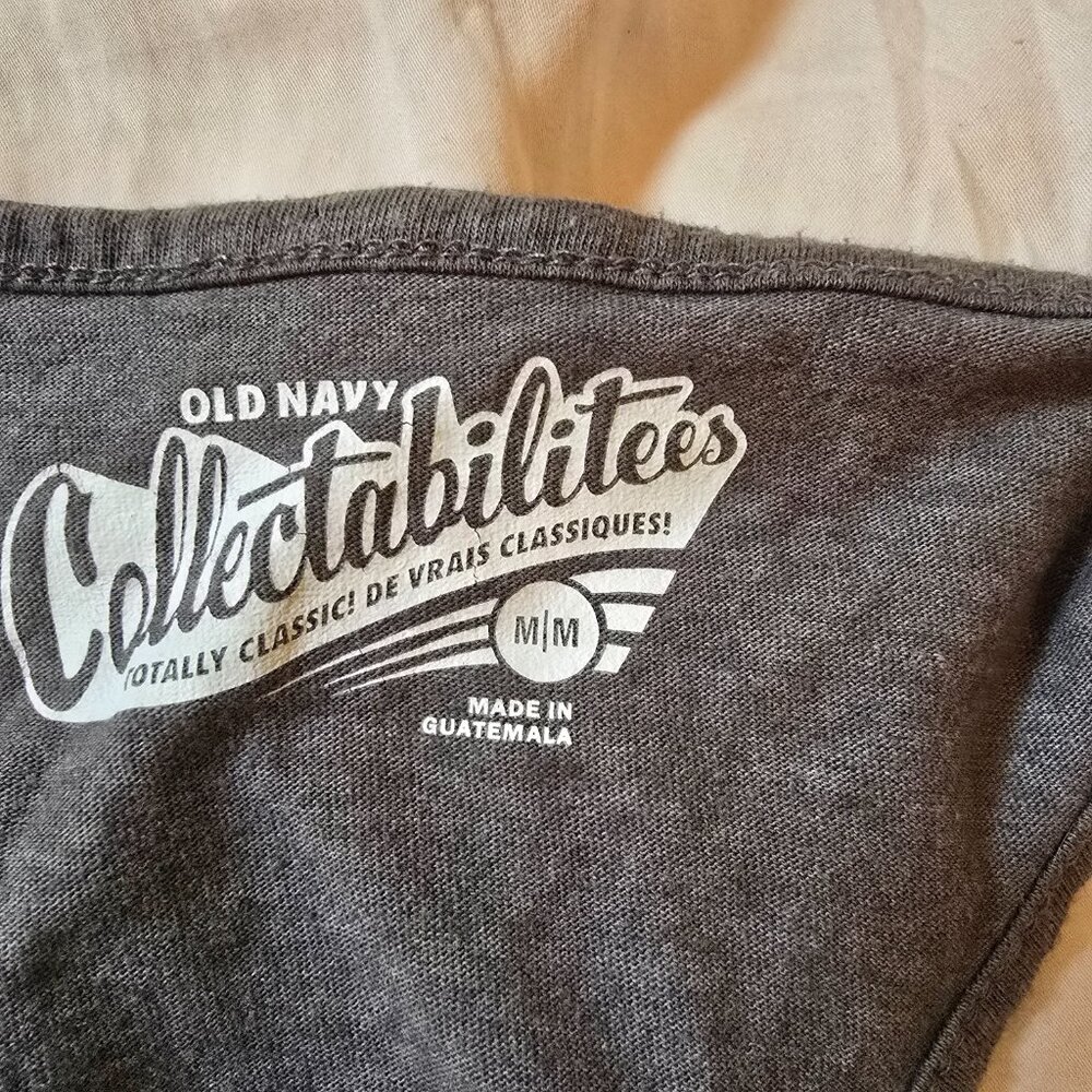 Old Navy Born in the USA Gray Tank Top M - Picture 2 of 4
